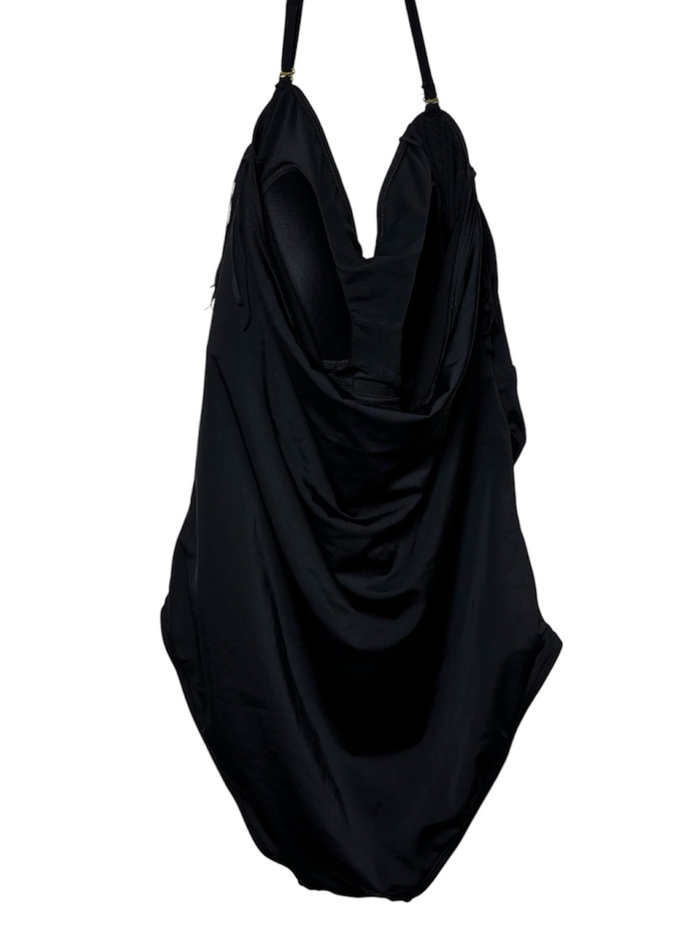 Swimsuits for All x Kim Gravel Fringe One Piece Bathing Suit Black Plus 16 NEW - Picture 2 of 10